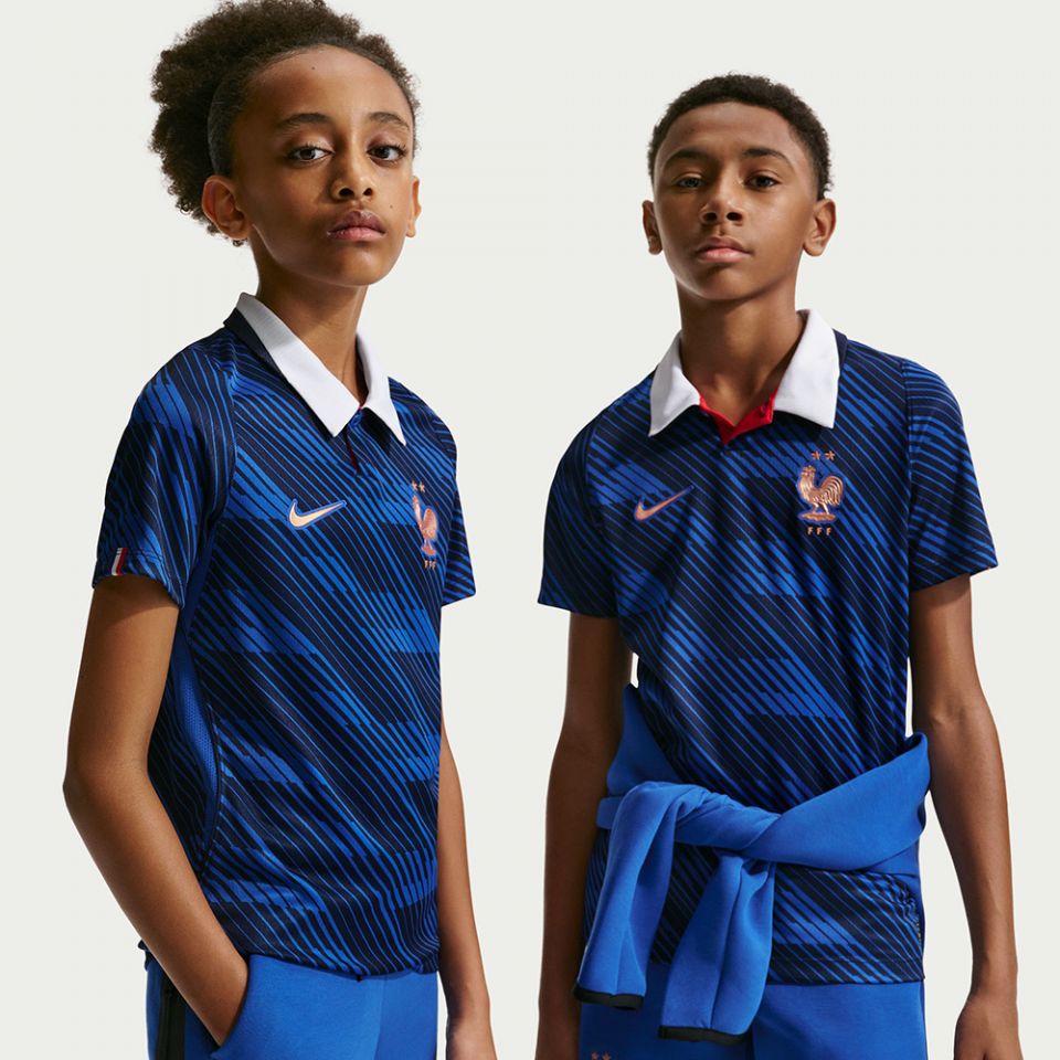 Nike Youth France 2026 Home Stadium Jersey