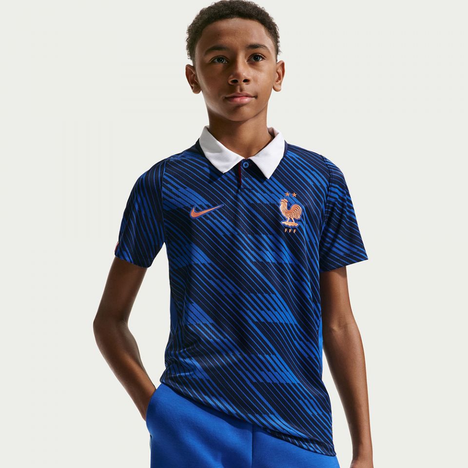 Nike Youth France 2026 Home Stadium Jersey