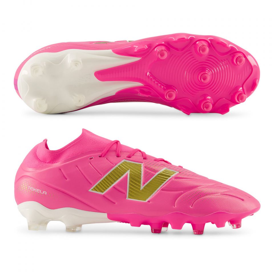 New Balance Tekela Team Low FG V5 Soccer Cleats (2E-Wide) | Pure