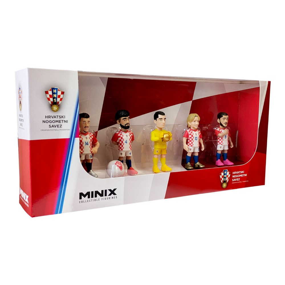 MINIX Croatia Figurines 5/Pack (Modric, Perisic, Livakovic