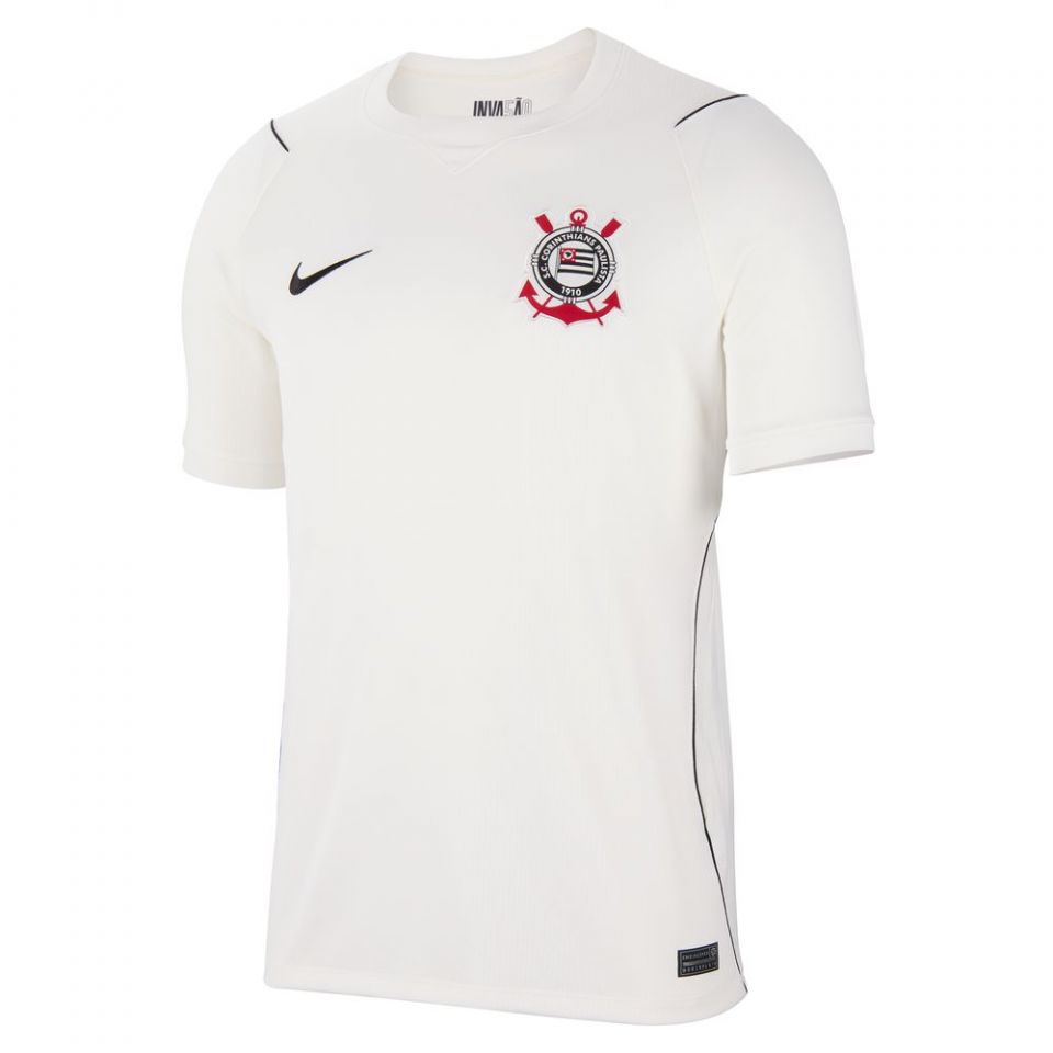 Nike Corinthians 半袖ジャージ Nike Corinthians 2025 Dri-FIT Stadium Home Jersey - White/Black
