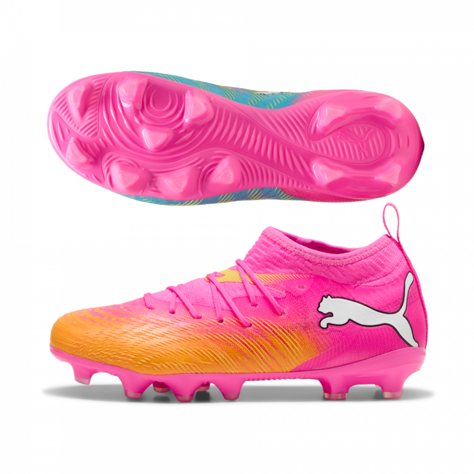 イマン　ポワージュピンク　キャセロール PUMA Future 9 Match FG Junior Soccer Cleats | Showtime Pack