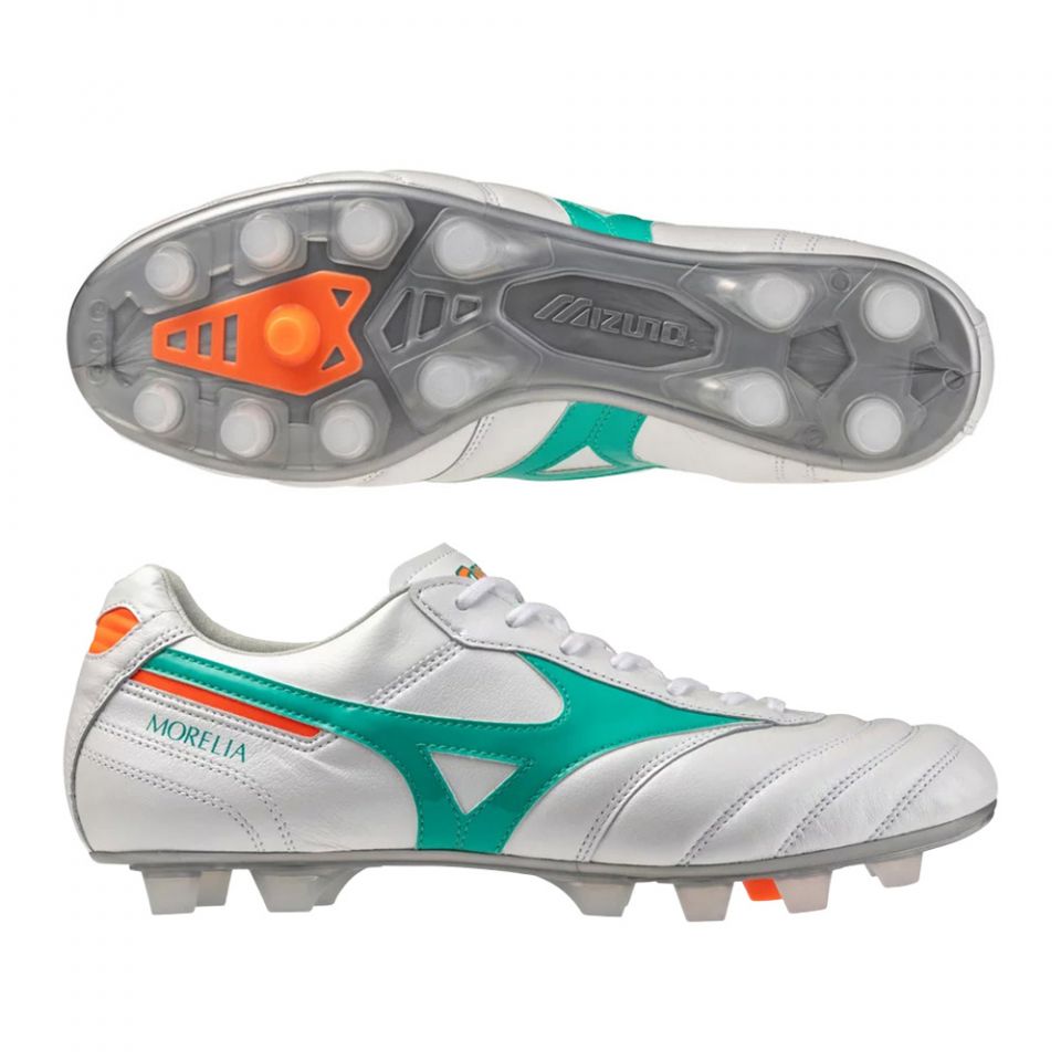 Mizuno Morelia II Japan FG Soccer Cleats | Prism White Pack