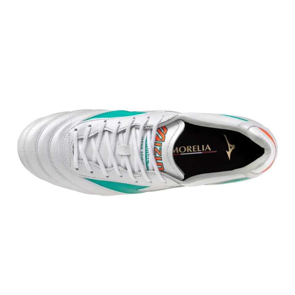 Mizuno Morelia II Japan FG Soccer Cleats | Prism White Pack