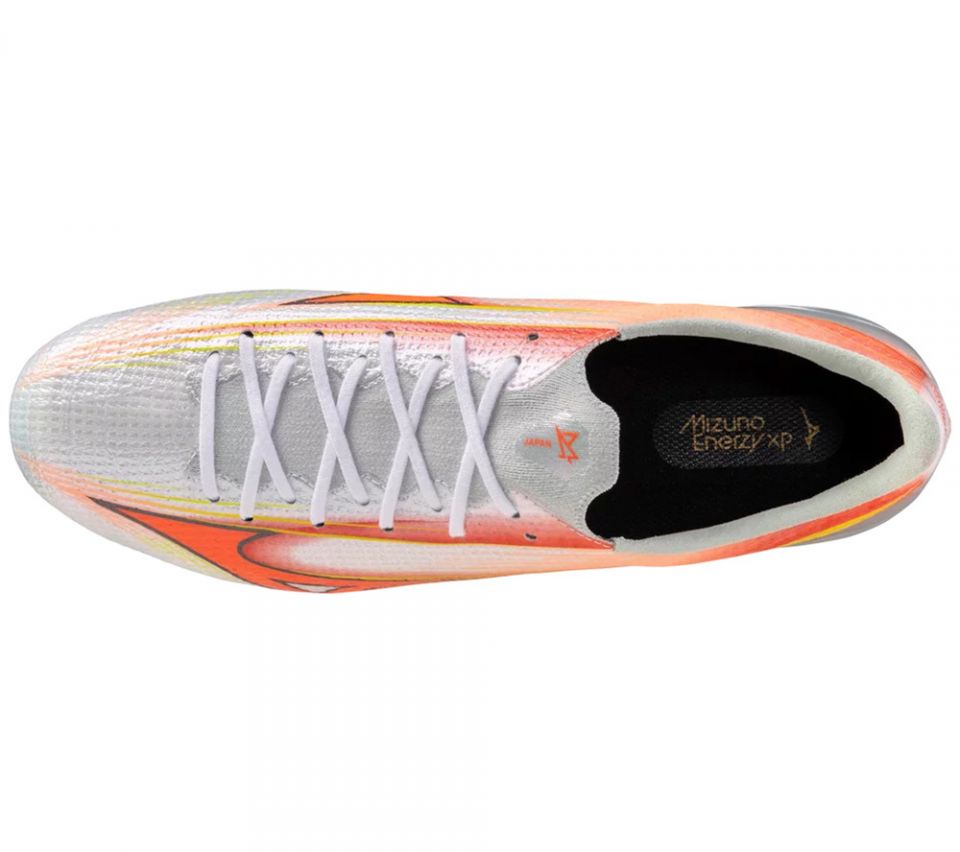 Mizuno Alpha III Japan FG Soccer Cleats | White Prism Pack