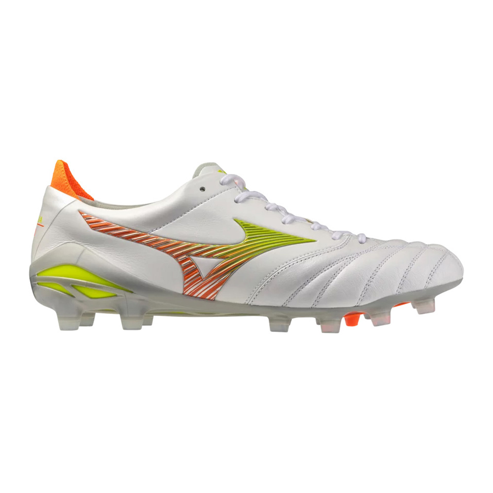 Mizuno Morelia Neo V Made in Japan FG Soccer Cleats | White Prism Pack