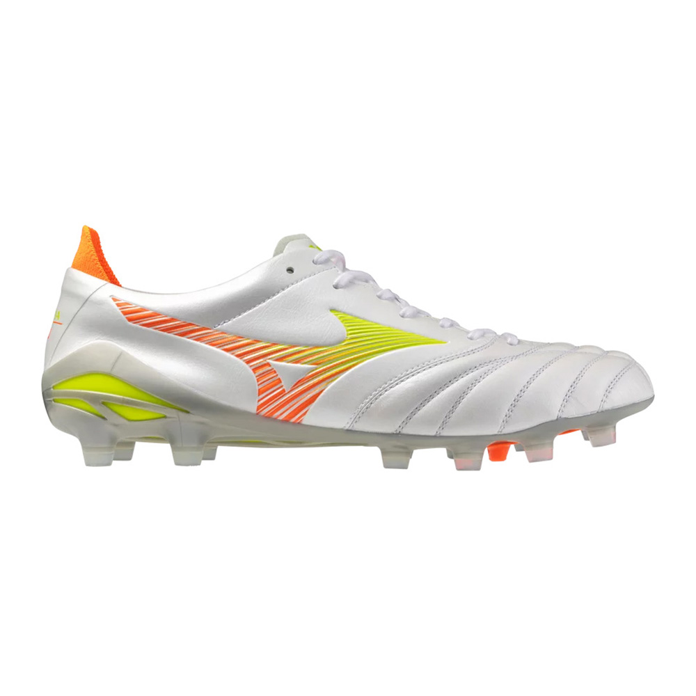Mizuno Morelia Neo V Elite FG Soccer Cleats | White Prism Pack