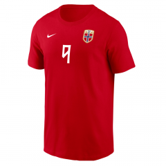 Nike Norway Haaland #9 T-shirt