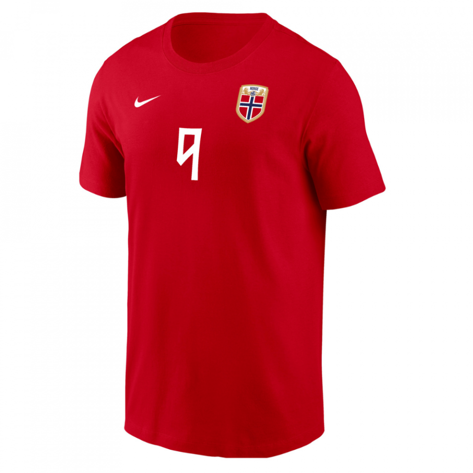 Nike Norway Haaland #9 T-shirt