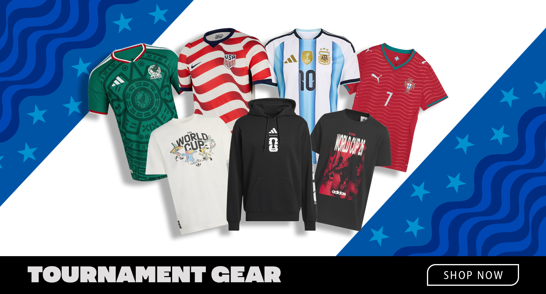Shop 2026 Tournament Gear & Apparel