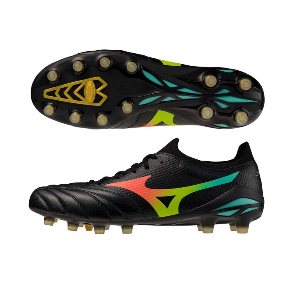 Mizuno Morelia Neo V Beta Elite FG Soccer Cleats | Bright Black Pack