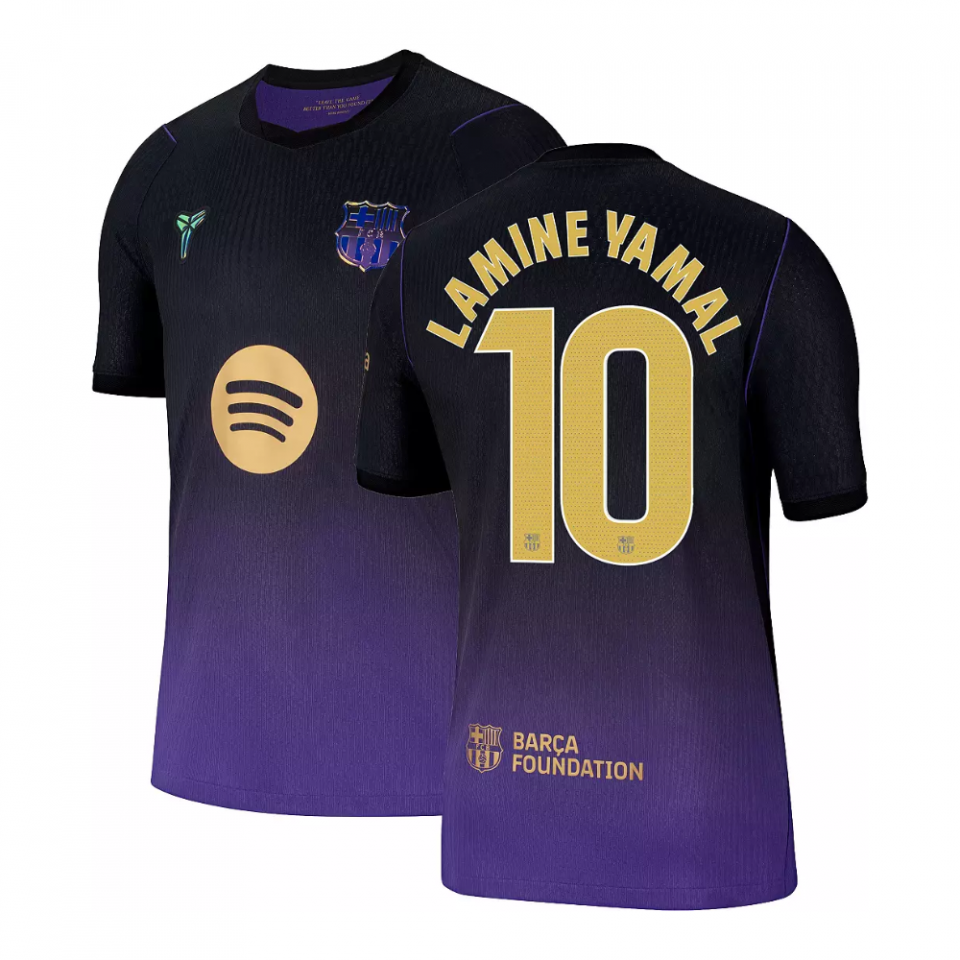 Nike FC Barcelona 2026/27 Men's Match Away Jersey LAMINE YAMAL 10